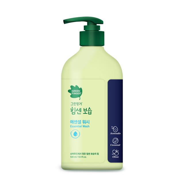 그린핑거 힘센보습 에센셜 유아 바디워시, 1개, 500ml