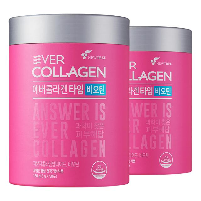 에버콜라겐 타임 비오틴, 150g, 2개