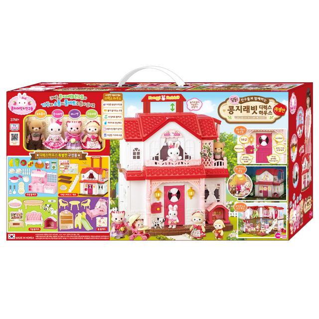 원앤원 콩지래빗 디럭스 하우스 특별판 인형집 혼합색상