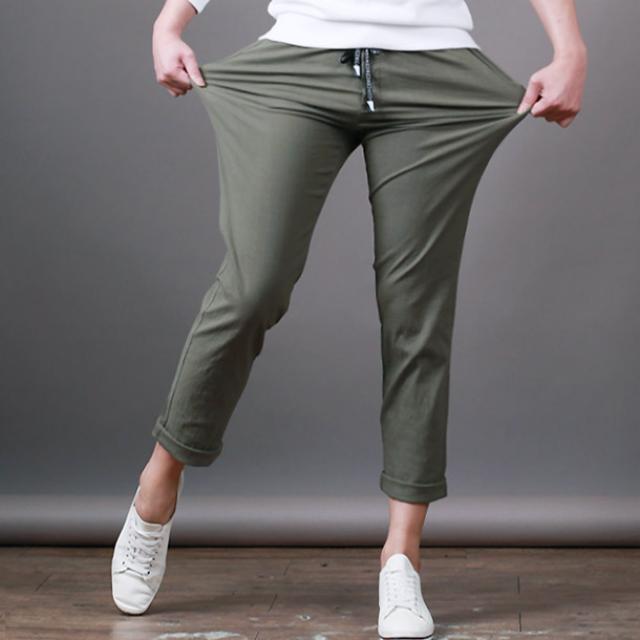 스댕클럽 남성용 하이스판 치노 밴드 면바지 SBJ2514