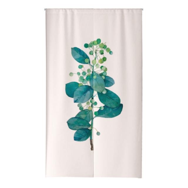 빈테리어 꽃 수채화 가림막 커튼 양문형