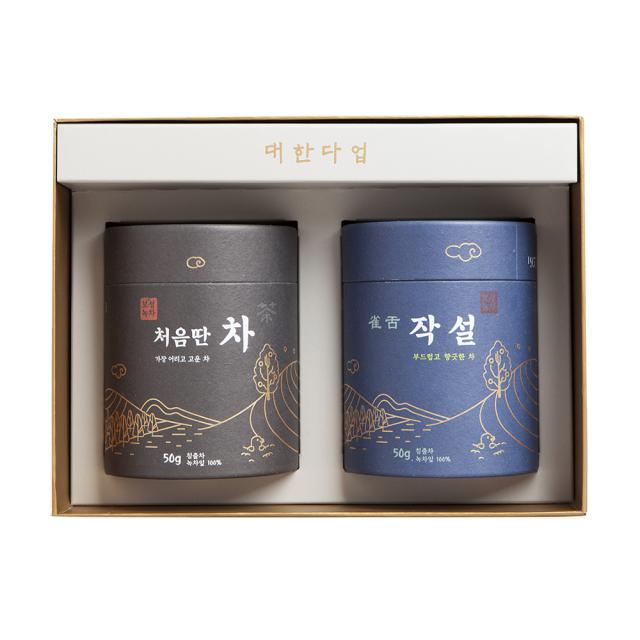 대한다업 처음딴차 50g + 작설 50g 세트 1세트