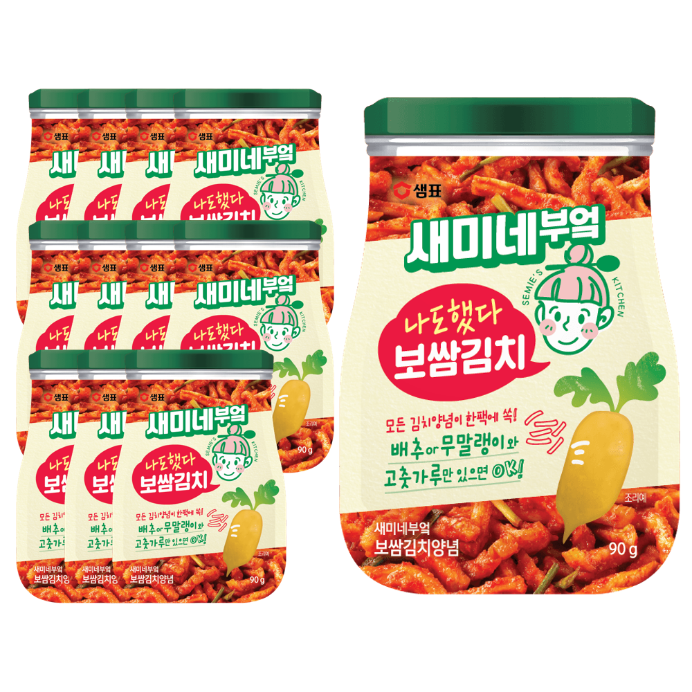 새미네부엌 보쌈김치 양념, 90g, 12개