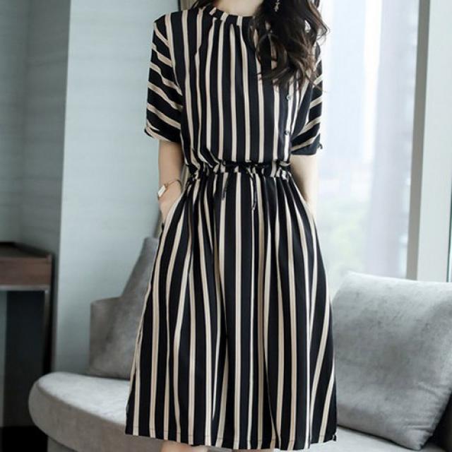 안다로미 해피투웨이 스트라이프원피스