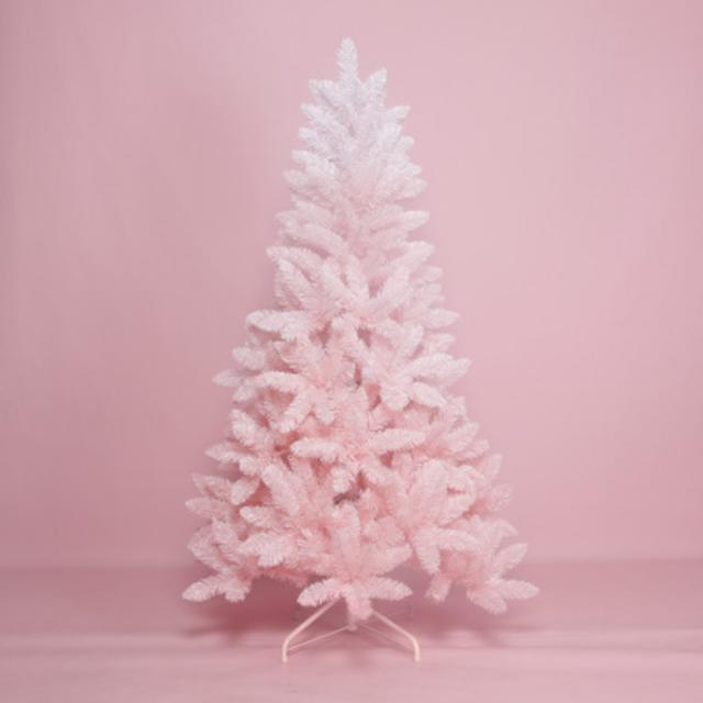 크리스마스 벗꽃 초대형 트리, 핑크