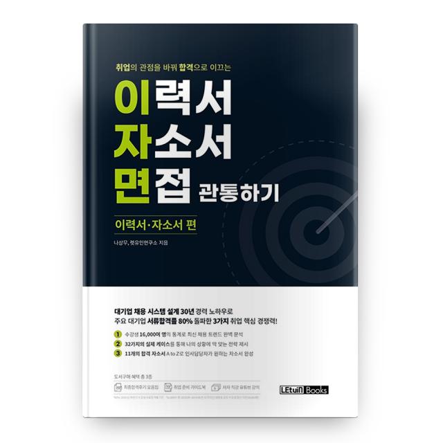 이력서 자소서 면접 관통하기 : 이력서 자소서 편, 렛유인