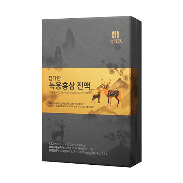 참다한 녹용홍삼 진액 30p 1500ml 1개