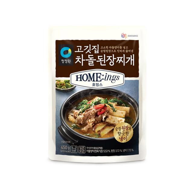 청정원 호밍스 고깃집 차돌된장찌개, 450g, 1개