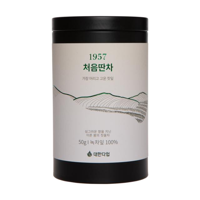 대한다업 처음딴차 녹차, 50g, 1개