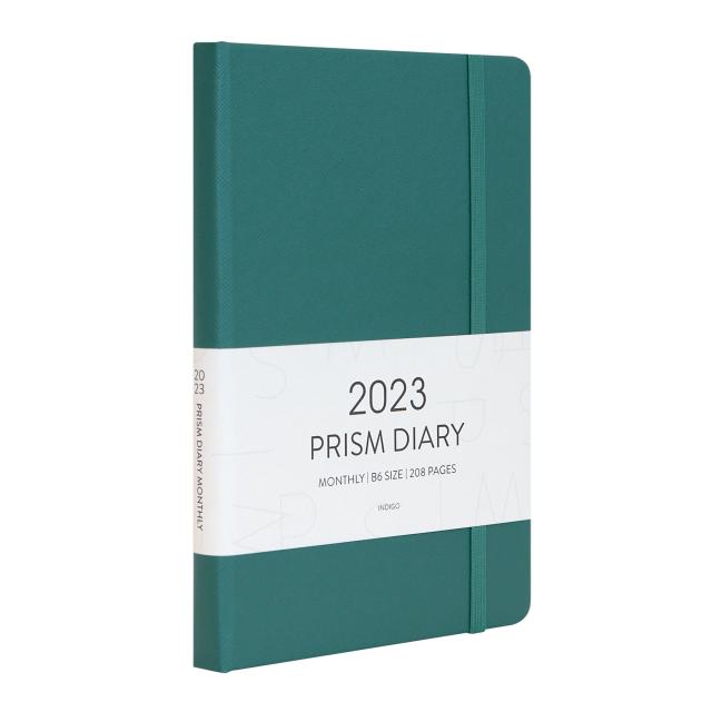 인디고 2023 프리즘 먼슬리 날짜형 다이어리, 블루그린