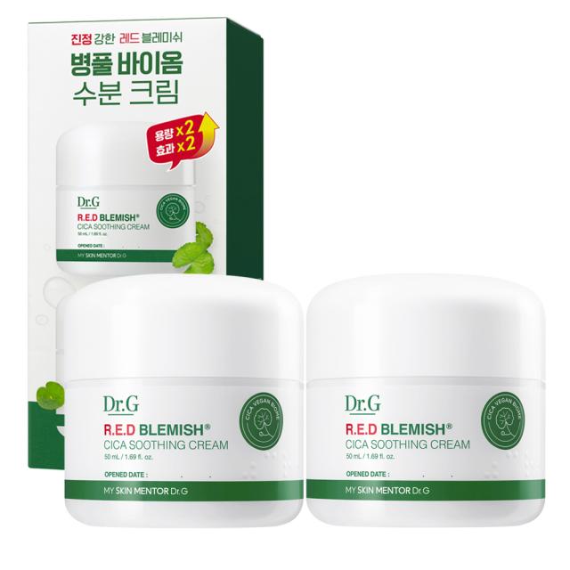 닥터지 레드 블레미쉬 시카 수딩 크림 듀오 50ml 2개