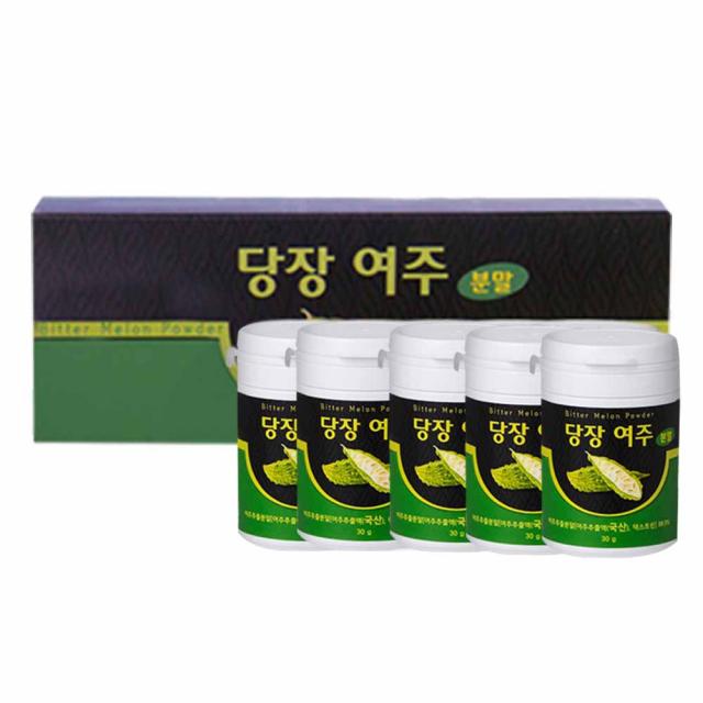 당내리 당장 여주 분말, 5개, 30g