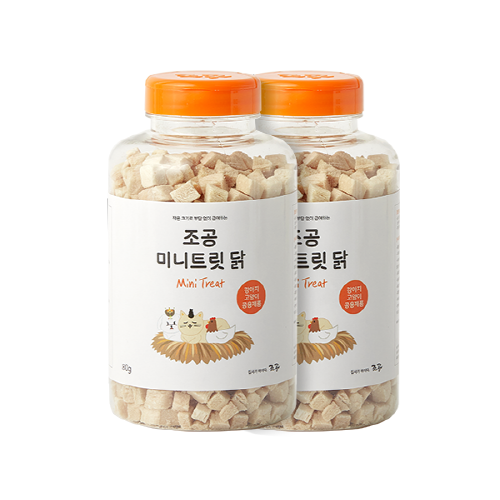 조공 미니트릿 반려동물 간식 80g 닭 2개