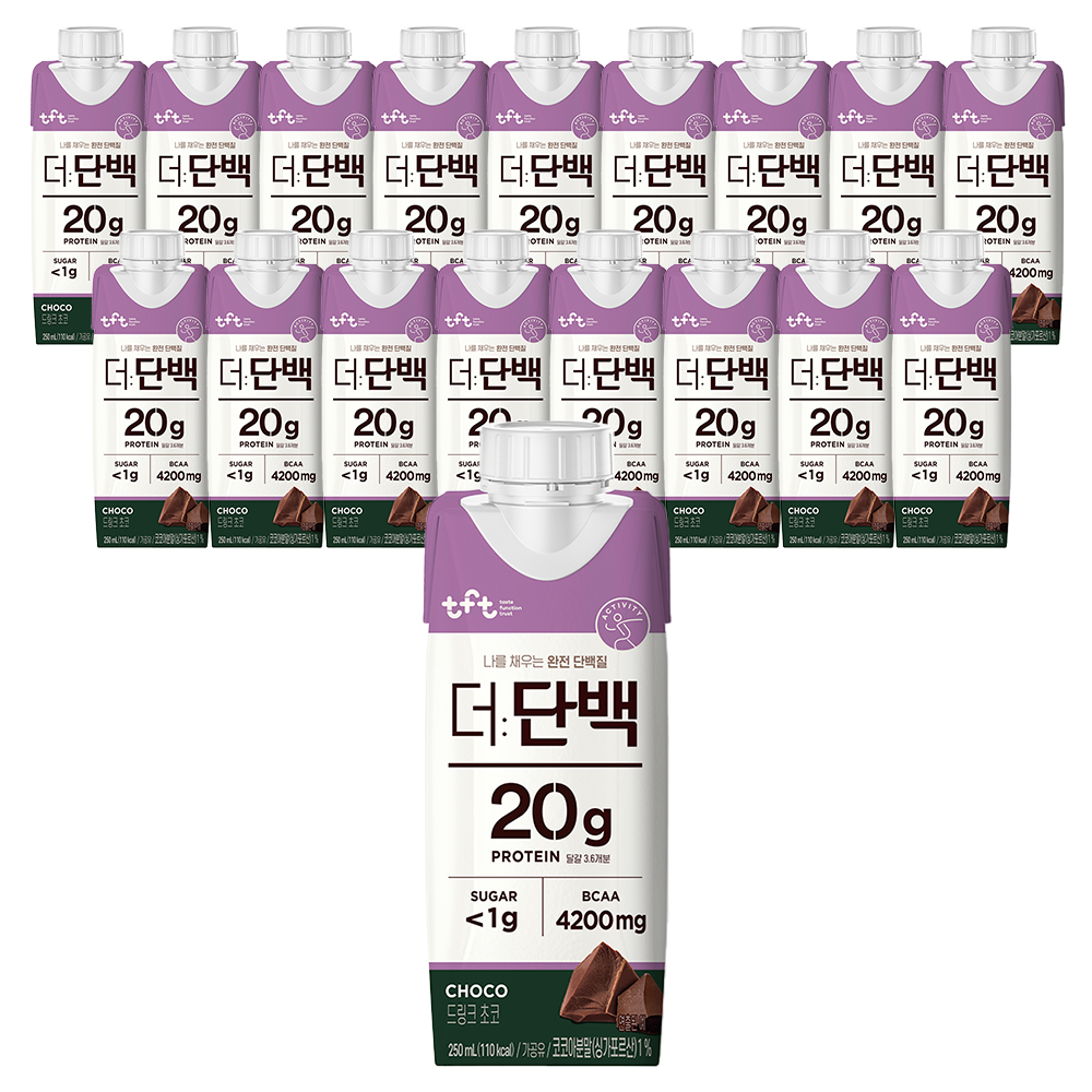 Tft 더단백 드링크 초코 250ml 18개