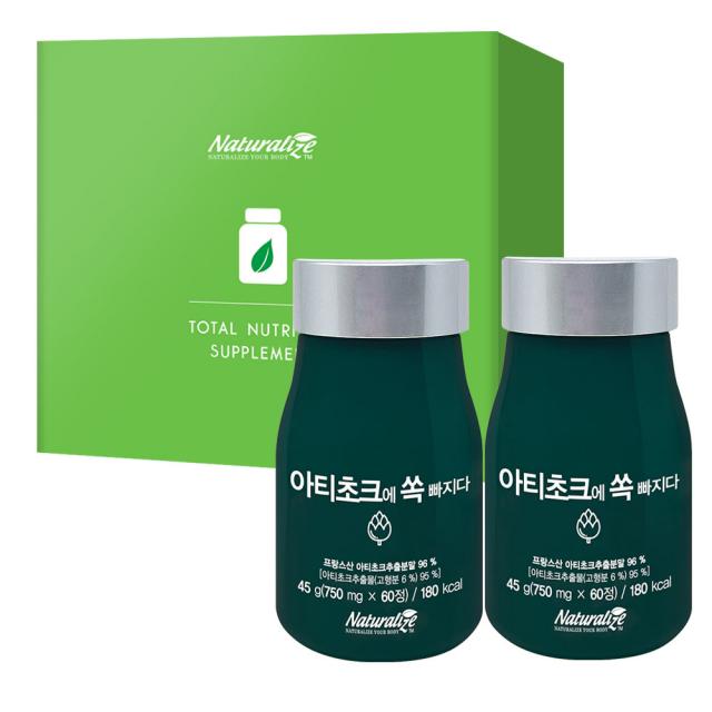 네추럴라이즈 아티초크에 쏙 빠지다 45g, 60정, 2개