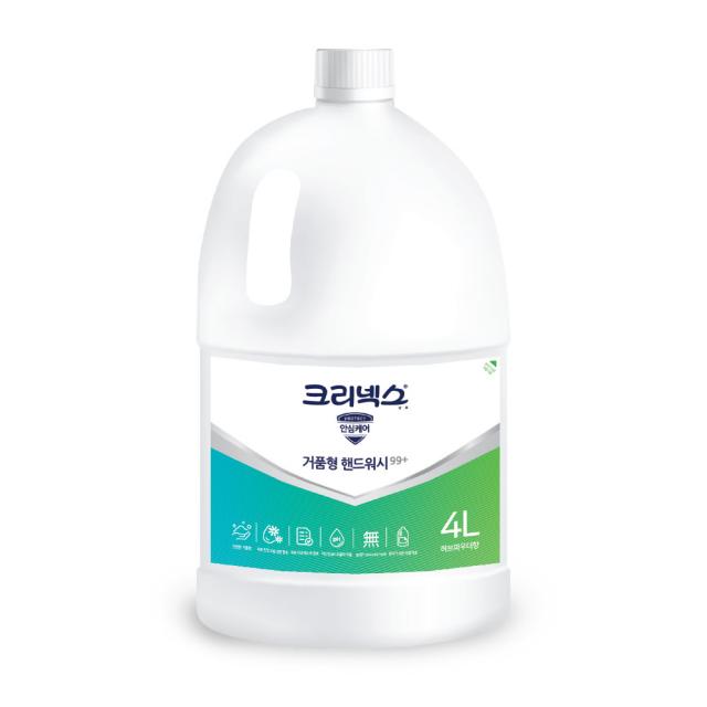크리넥스 99+ 거품형 핸드워시 허브파우더향, 4L, 1개
