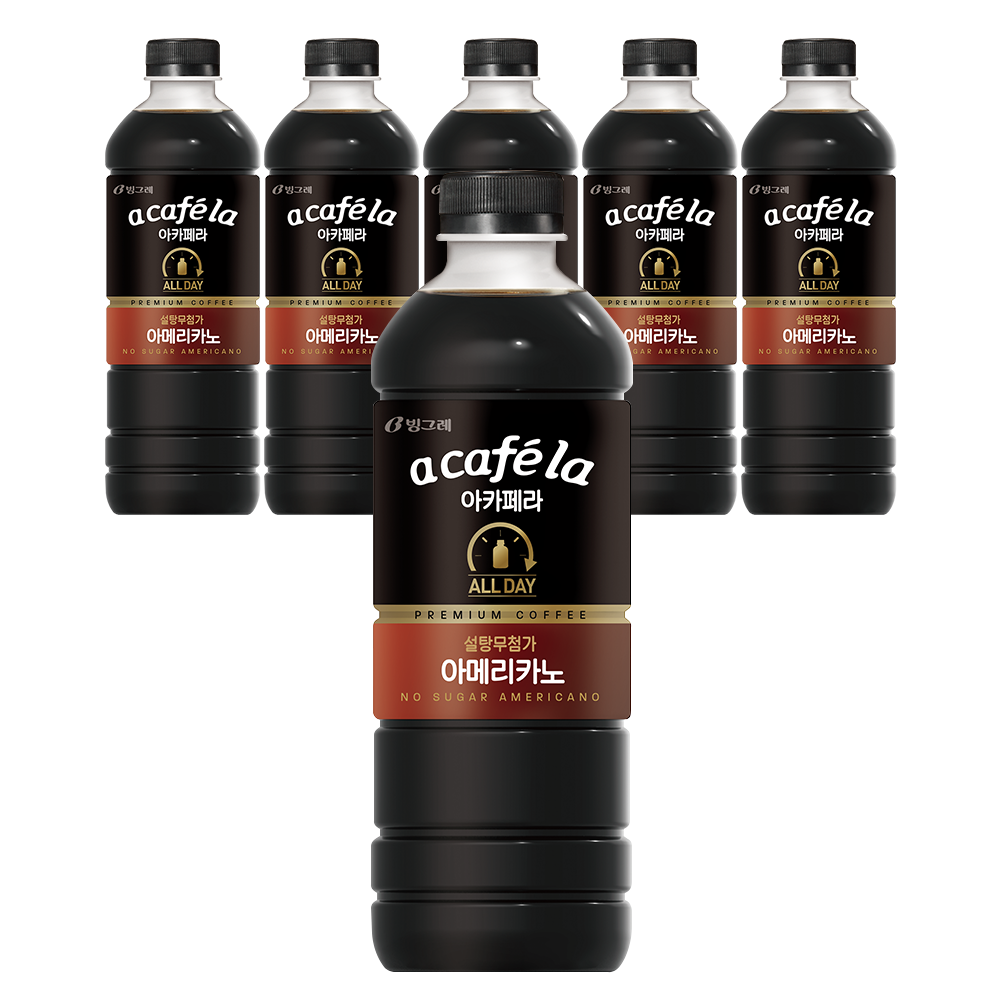 아카페라 올데이 아메리카노 1000ml 6개