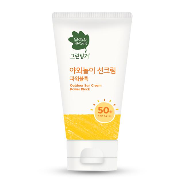 그린핑거 야외놀이 선크림 파워블록 SPF50+ PA++++, 1개, 80ml