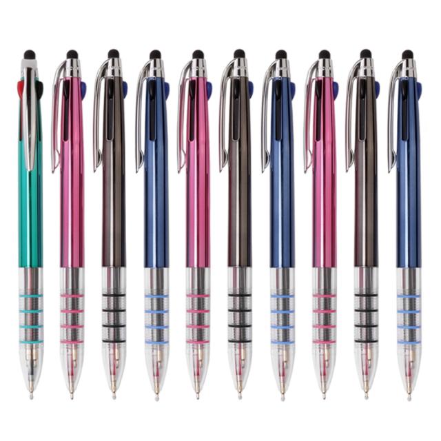 나노젯 3색 Uv터치 볼펜 0.7mm 랜덤발송 10개