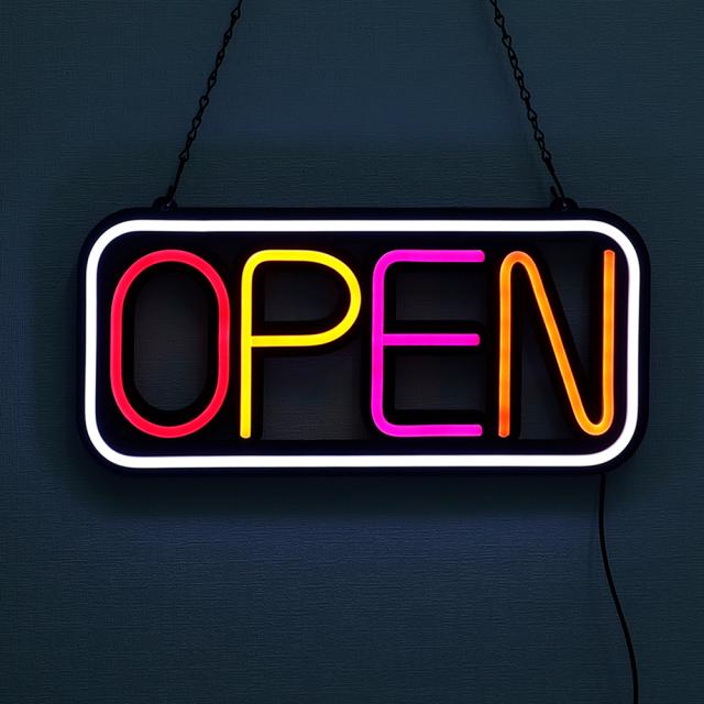 21세기트랜드 Led 네온사인 Open 간판 컬러