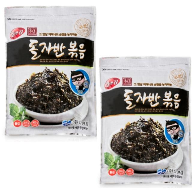 더국민 돌자반 볶음, 2개, 500g