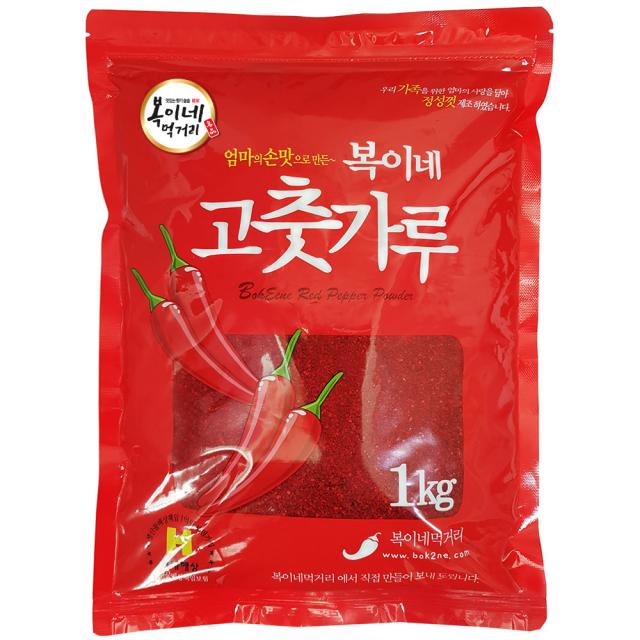 복이네먹거리 김치용 고추가루 보통맛, 1kg, 1개