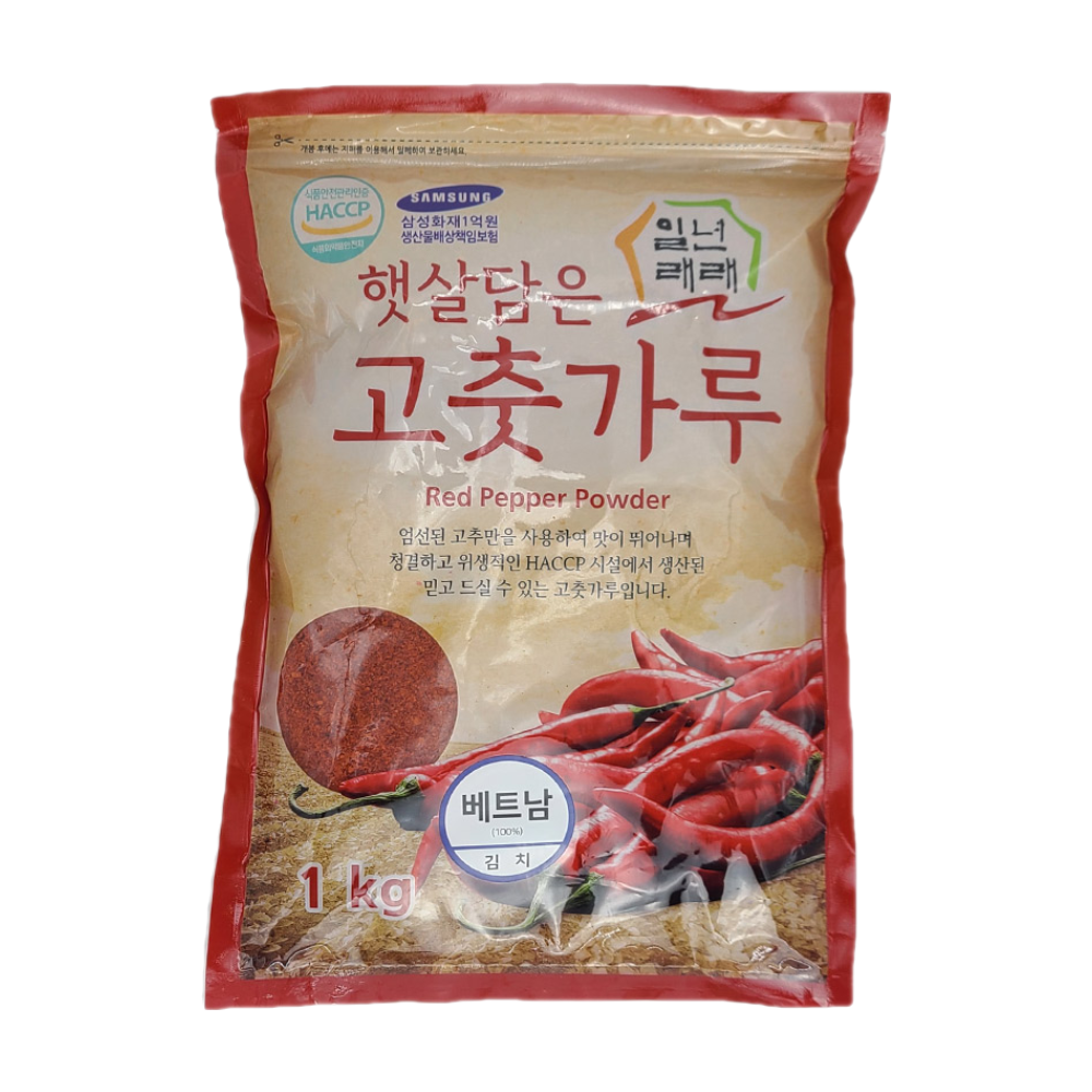 일년래래 햇살담은 베트남 아주매운맛 김치용 고춧가루, 1kg, 1개