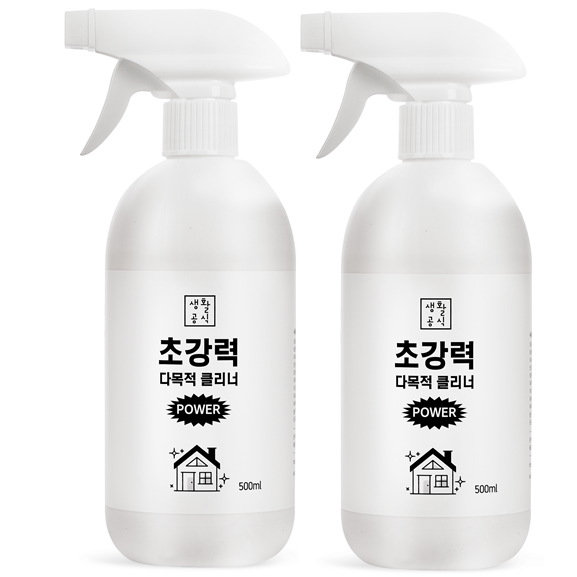 생활공식 초강력 다목적 클리너, 500ml, 2개