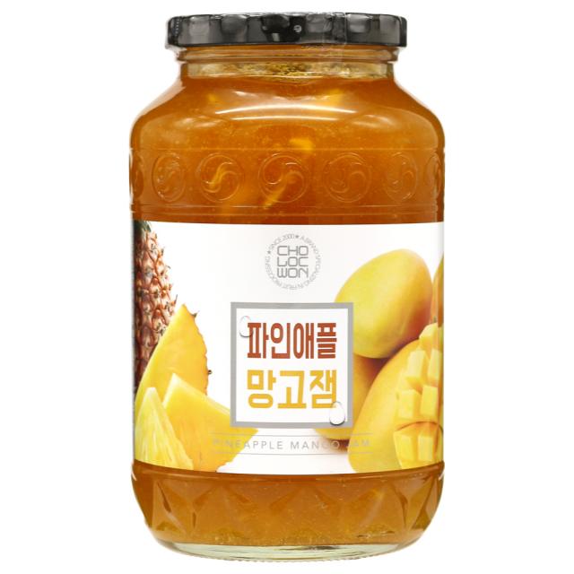 초록원 파인애플 망고잼, 1kg, 1개