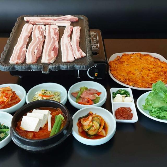 [사이판] 사이판 한식 맛집, 장군식당 삼겹살 세트 & 치맥 세트 식사권