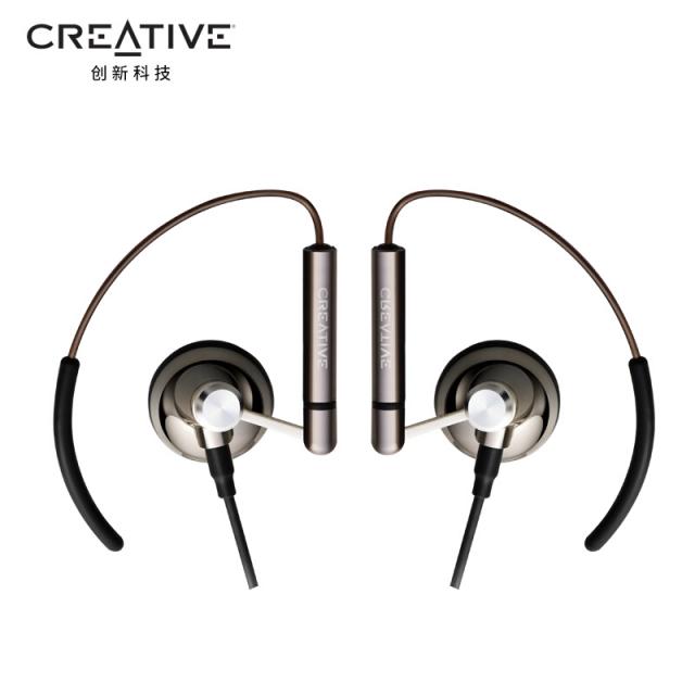 Creative (Creative) Aurvana Air 헤드폰 니켈 티탄합금 운동형 Hifi 홀터넥 휴대용 헤드폰 여성 음성독물 발열, 단일상품