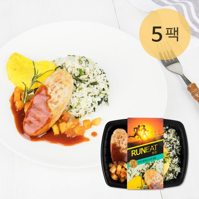 런잇 참치오믈렛/곤드레나물밥 5팩/냉동 간편조리식품, 단일상품