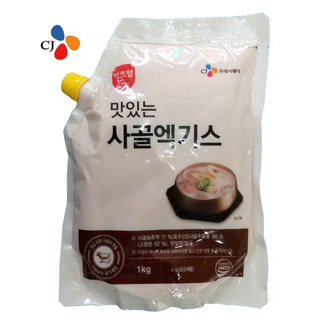 이츠웰 사골엑기스 1kg 사골농축액 탕국물 탕육수 설렁탕 vgzl, 1개