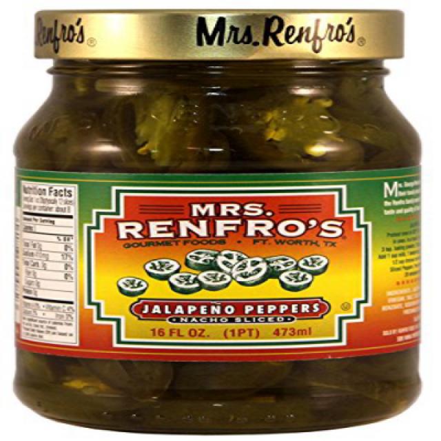 Mrs. Renfro's Nacho Sliced Jalapeno Peppers Renfro 여사의 Nacho Sliced ​​Jalapeno Peppers, 1