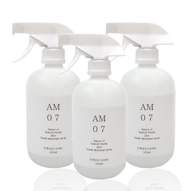 몬트 무향 살균소독수 500ml 실내살균소독 에어컨곰팡이 욕실살균 주방 가스렌지 후드 기름때살균 애견분비물 의류 이불 침대 장난감 사무기기 차 살균소독 Am07 3개