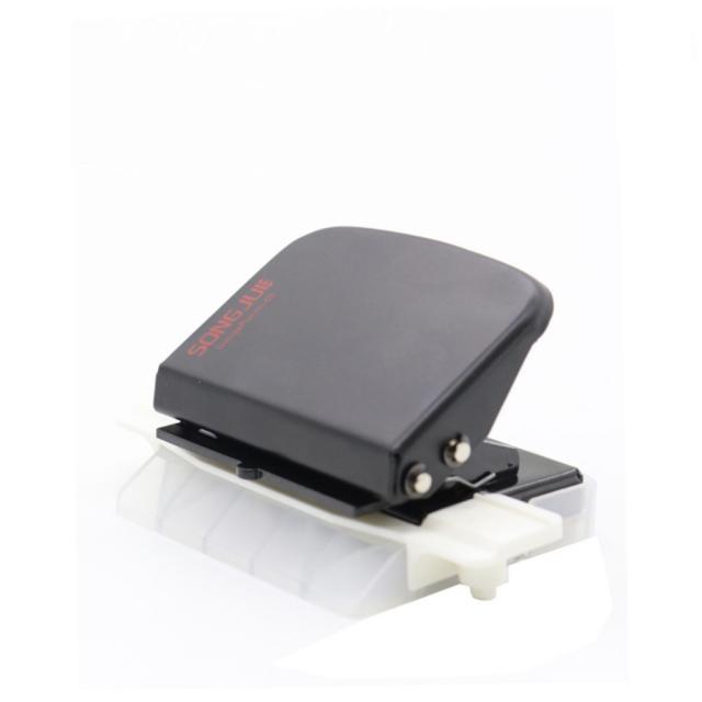 타공기 책 유인물 셀프 제본 가정용 구멍뚫는 기계 기 펀치, 검정색개