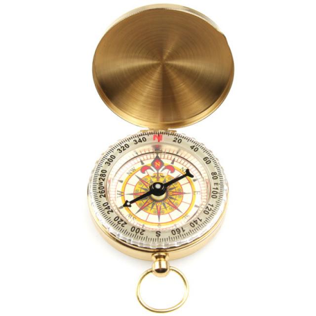 야외 다기능 나침반 야광동 휴대용 나침반 키홀더 북쪽침회 나침반.(2809), 1개