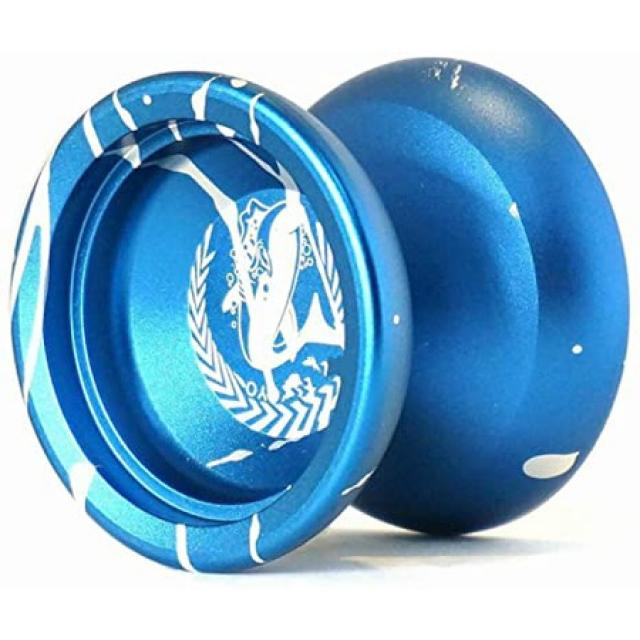 브랜드 : HUANGDANSEN HUANGDANSEN Yo-Yoyoyo 무응답 전문가 요 요 알루미늄 합금 요 요 장시간 회전 모, One Color_1-Blue Silver, One Color, 상세 설명 참조0