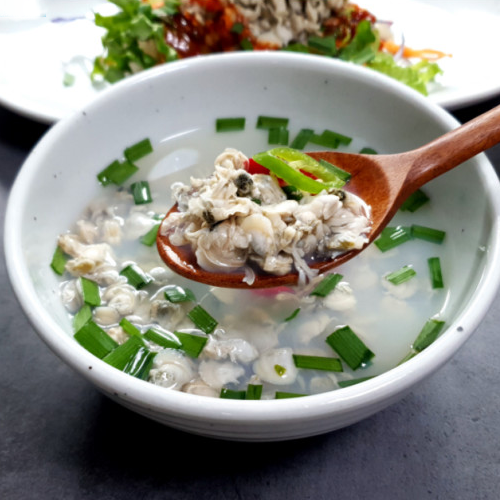 정담 재첩국 500 하동 섬진강 재첩국 500g 국산 액기스 제첩국 국내산, 재첩국 500g_5팩