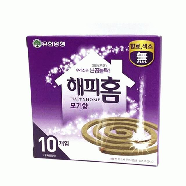 15 다니엘 / 유한양행 해피홈 모기향 130g 1개 해충퇴치램프 해충박멸 날파리퇴치 모기/파리, 단일 수량