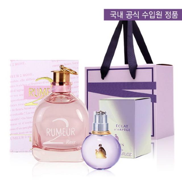 랑방 [랑방] 루머2 로즈 EDP 30ml 선물세트 (본품+미니+케이스), 선택완료, 본품30ml+미니+케이스