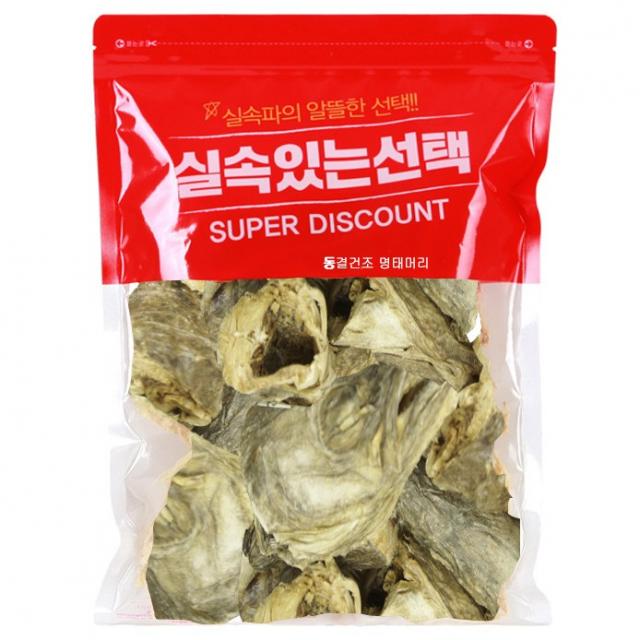 수제명가 중 대형견용 동결건조 북어100g, 1개, 동결건조 북어머리100g