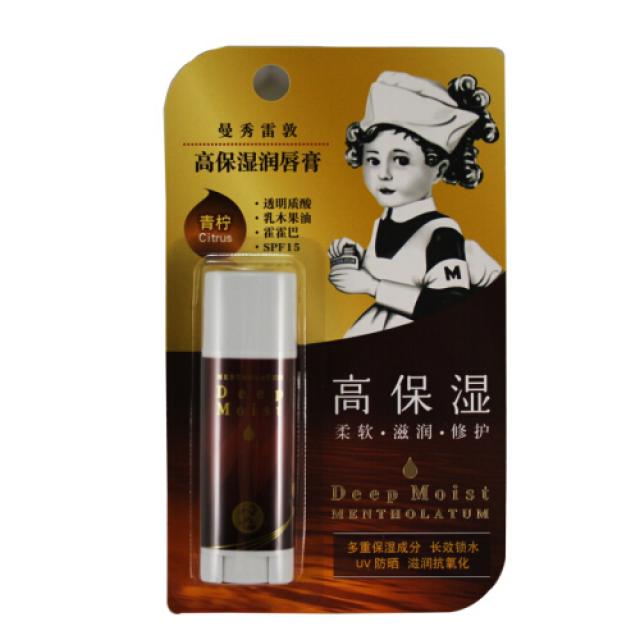 others 맨수뢰탄(Mentholatum) 립밤 민트 딥 보습 천연 모지 립케어 고보습(3), 1개