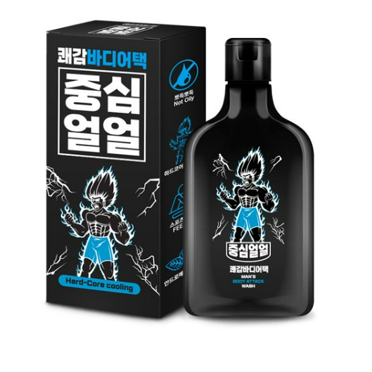 중심얼얼 쾌감바디어택 바디워시, 4세트, 200ml