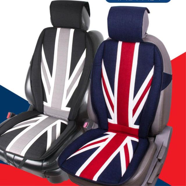 중고차 꾸미기 사계절 자동차 시트 커버 아반떼 편리, 1개, 유니언잭