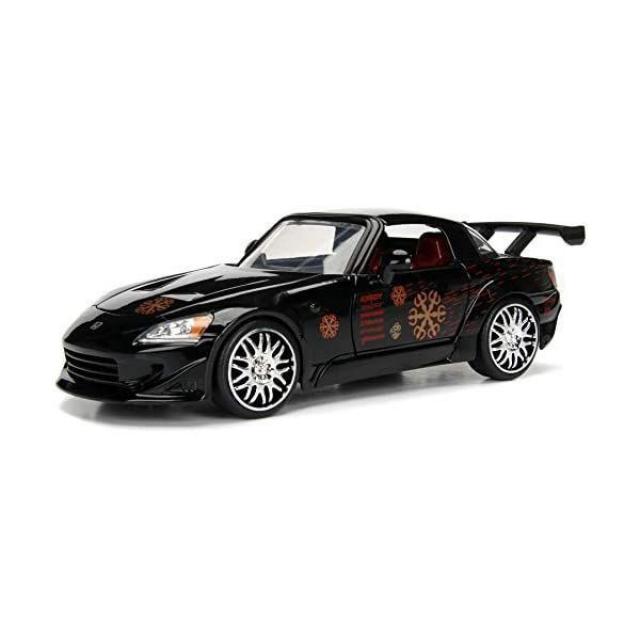 Jada Toys Fast & Furious 1:24 Johnnys Honda S2000 Die-cast Car, for and Adults, Black