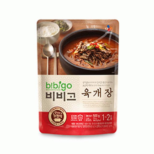 70 소리무역 / 비비고 육개장 500g 500gx10개입 볶음밥 육개장 즉석식품 즉석국, 단일 수량