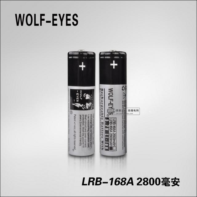 충전용배터리 늑대눈 WOLFEYES18650 리튬건전지 168A3400 밀리안 곧장 돌진함 대용량 부품 3787029835, LRB-168A (2800mAh )한