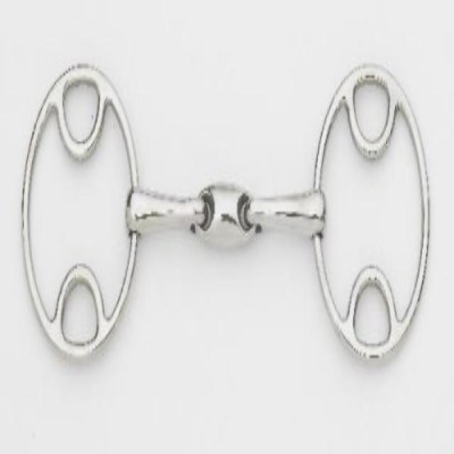 Centaur Stainless Steel Loop Ring Oval Gag Bit 5.25 Centaur Stainless Steel Loop Ring Oval Gag Bit 5, 1
