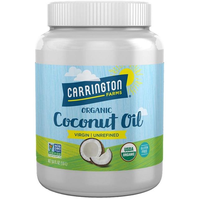 Carrington Farms 글루텐 프리 오가닉 버진 코코넛 오일 Gluten Free Organic Coconut Oil 54oz, 1개